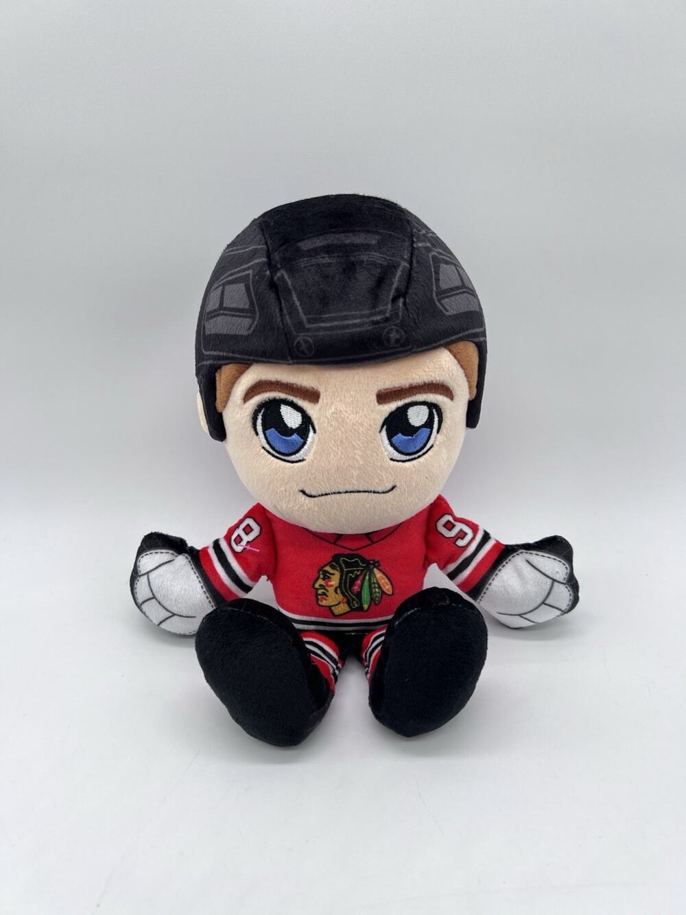 Bleacher Creatures Chicago Blackhawks Red Plush Hockey Player Bedard#98 No Tag